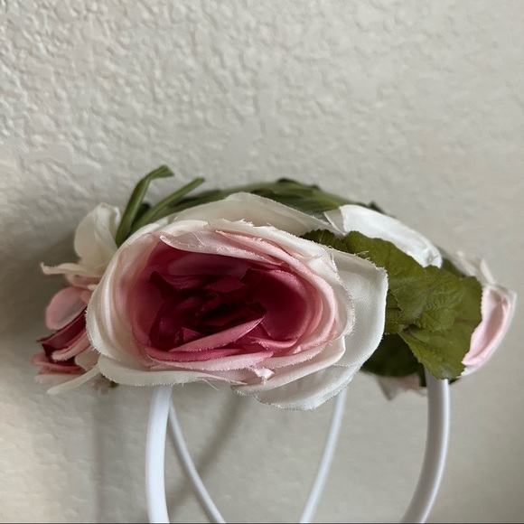 Vintage 1950’s Maison Mendessolle Floral and Net Half Hat - Picture 7 of 14